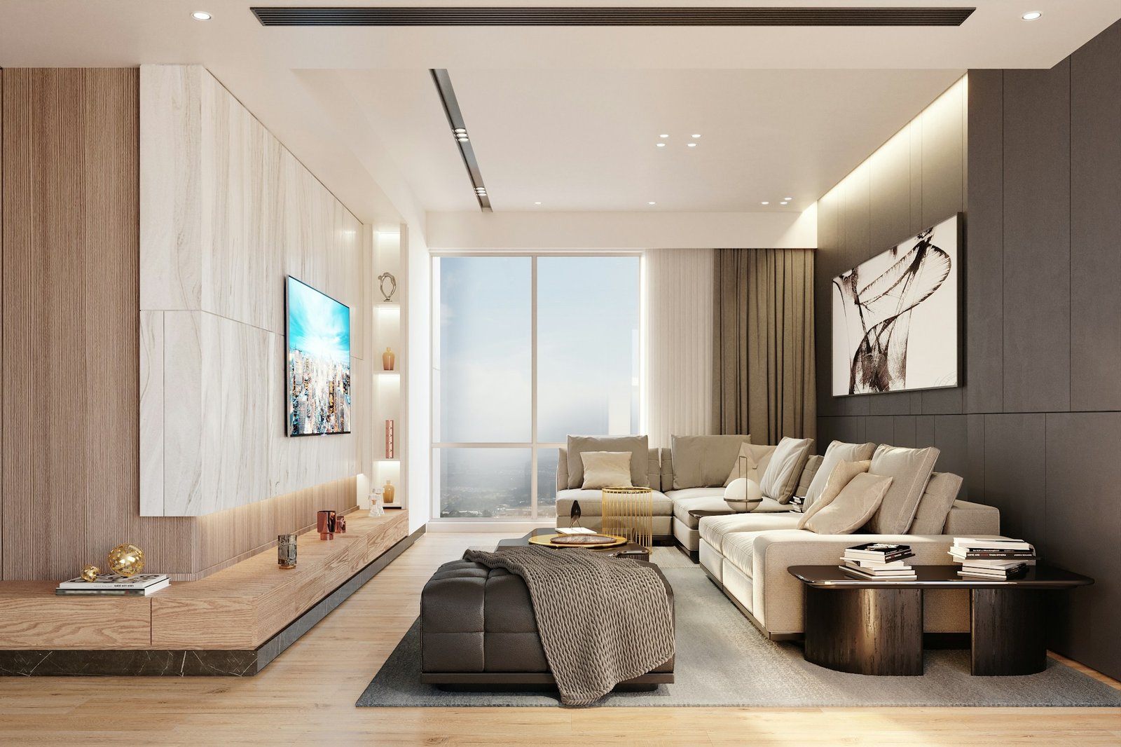 Detalle de un salón de diseño, utilizado como referencia estética